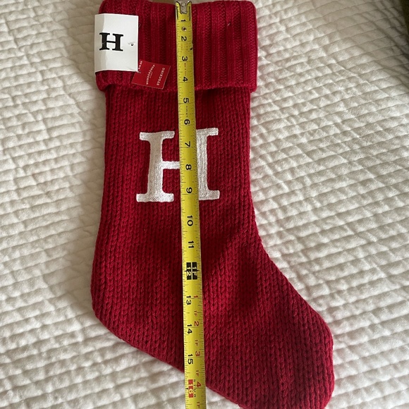 TARGET WONDERSHOP MONOGRAM "H" CHRISTMAS SWEATER STOCKING - Picture 5 of 7